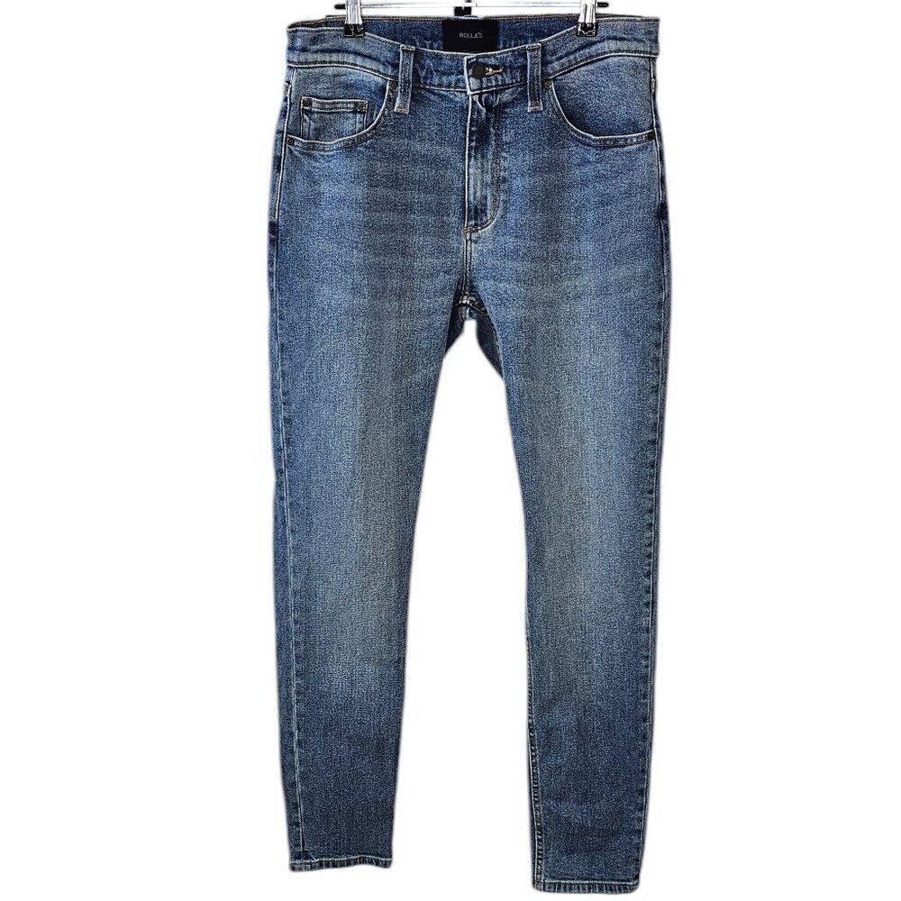 Revolve Rolla's Mens Tim Slims Jeans Size 32 in Dirt Road Slim Fit Denim